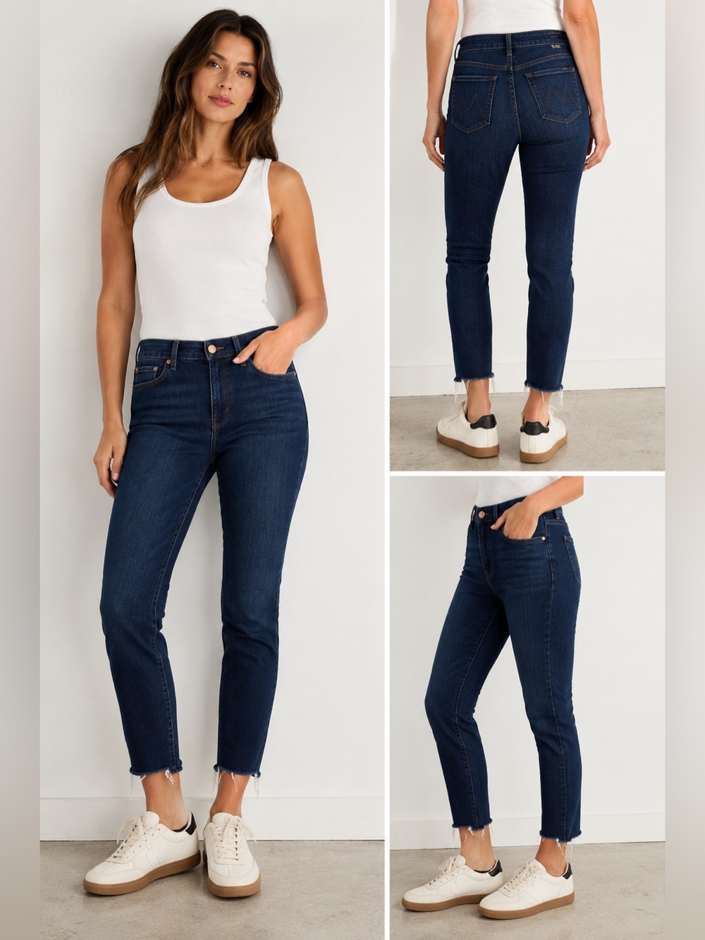 MOTHER The Looker Ankle Fray “Girl Crush” Jeans Size 28